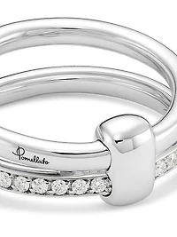 Iconica 18K White Gold & Diamond Ring