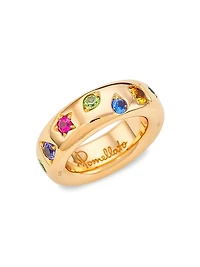Iconica 18K Rose Gold & Multi-Gemstone Ring