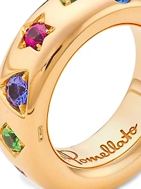 Iconica 18K Rose Gold & Multi-Gemstone Ring
