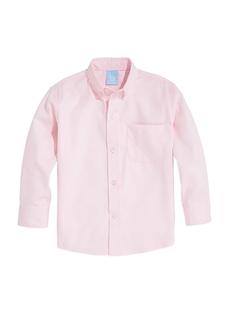 Little Boy's & Boy's Poplin Button-Down Shirt