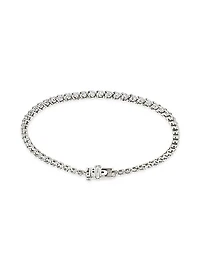 14K White Gold & 2.80 TCW Lab-Grown Diamond Tennis Bracelet