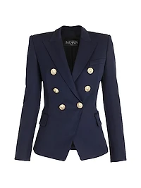 Wool Double-Breasted Jacket