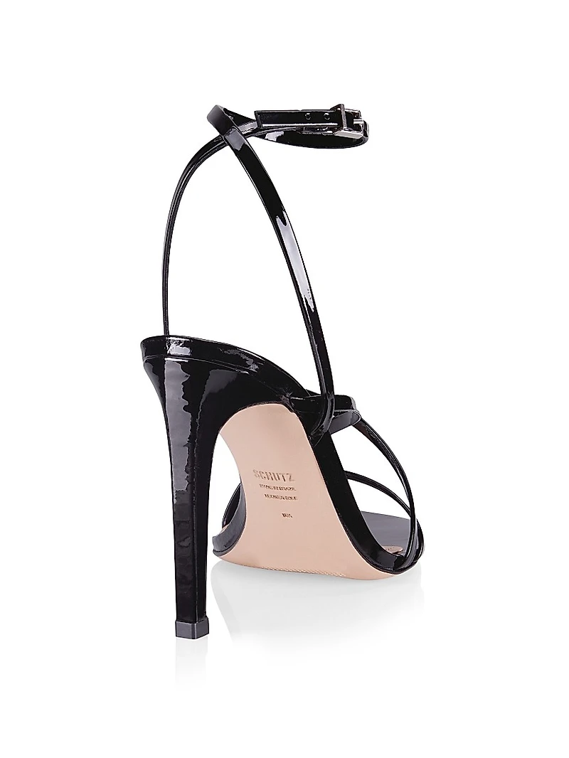 Bari Patent Leather Strappy Sandals