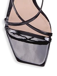 Bari Patent Leather Strappy Sandals