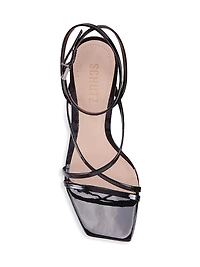Bari Patent Leather Strappy Sandals