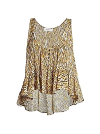 Sliema Printed High-Low Tank