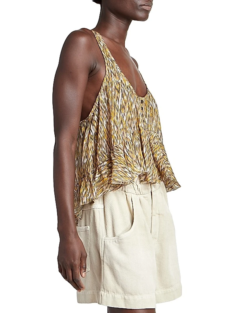 Sliema Printed High-Low Tank