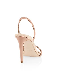 Vivien Vegan Leather Slingback Sandals