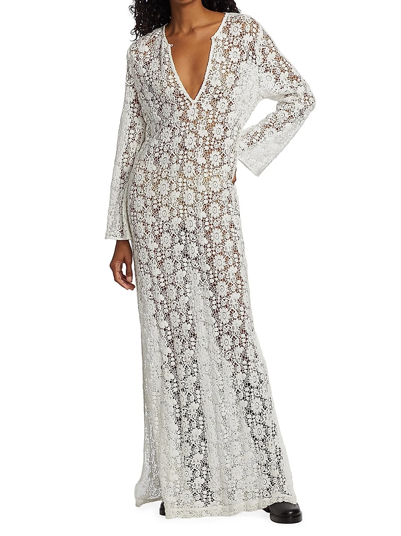 Della Lace Maxi Dress