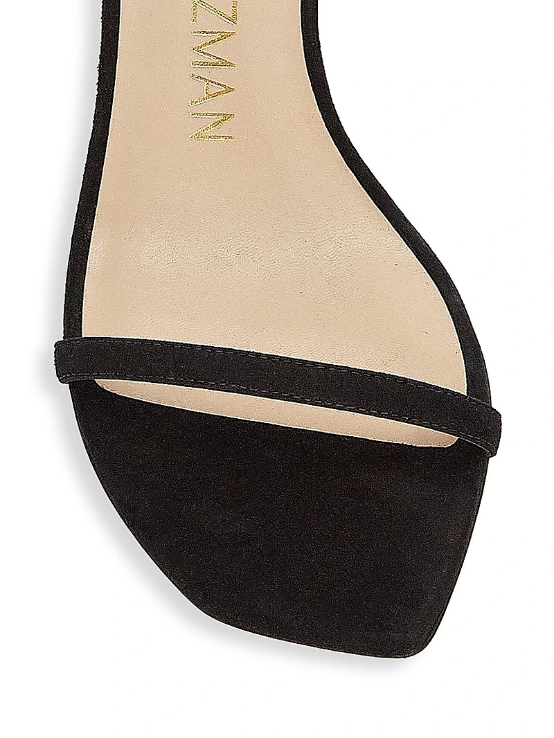 Nudistcurve Suede High-Heel Sandals