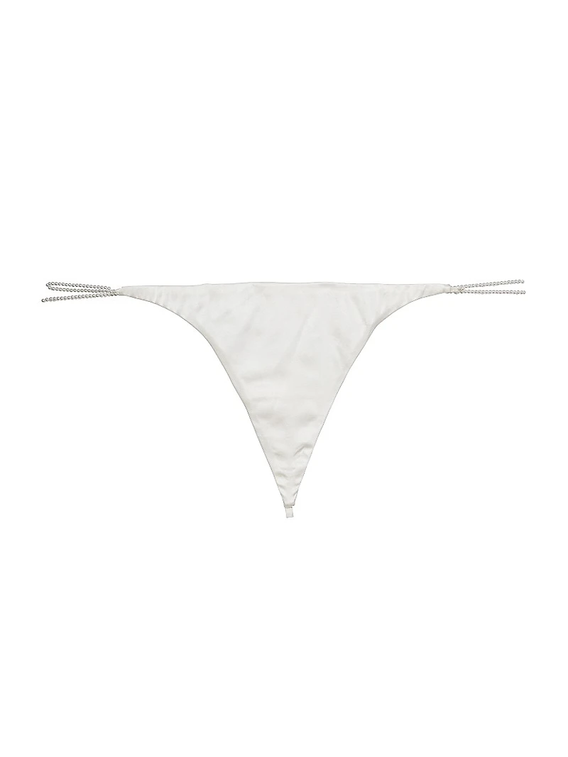 Pearl Luxe Silk V-String