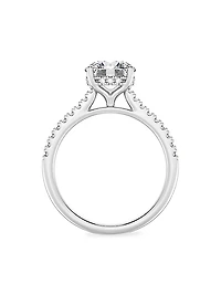 14K White Gold & 2.25 TCW Lab-Grown Diamond Engagement Ring