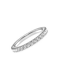 14K White Gold & 0.45 TCW Lab-Grown Diamond Band