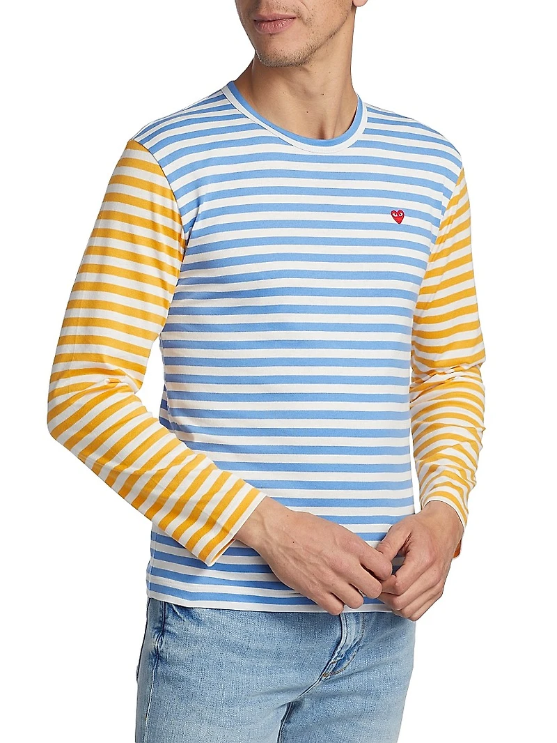 Multicolor Striped Long-Sleeve Shirt