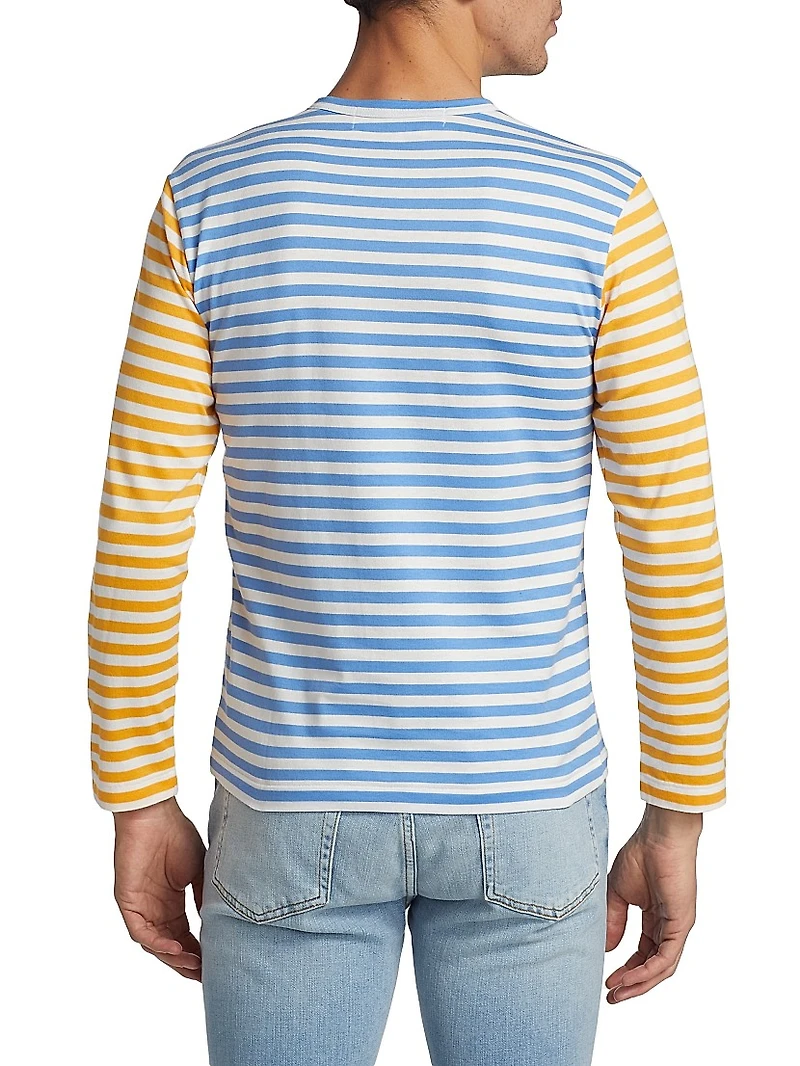 Multicolor Striped Long-Sleeve Shirt