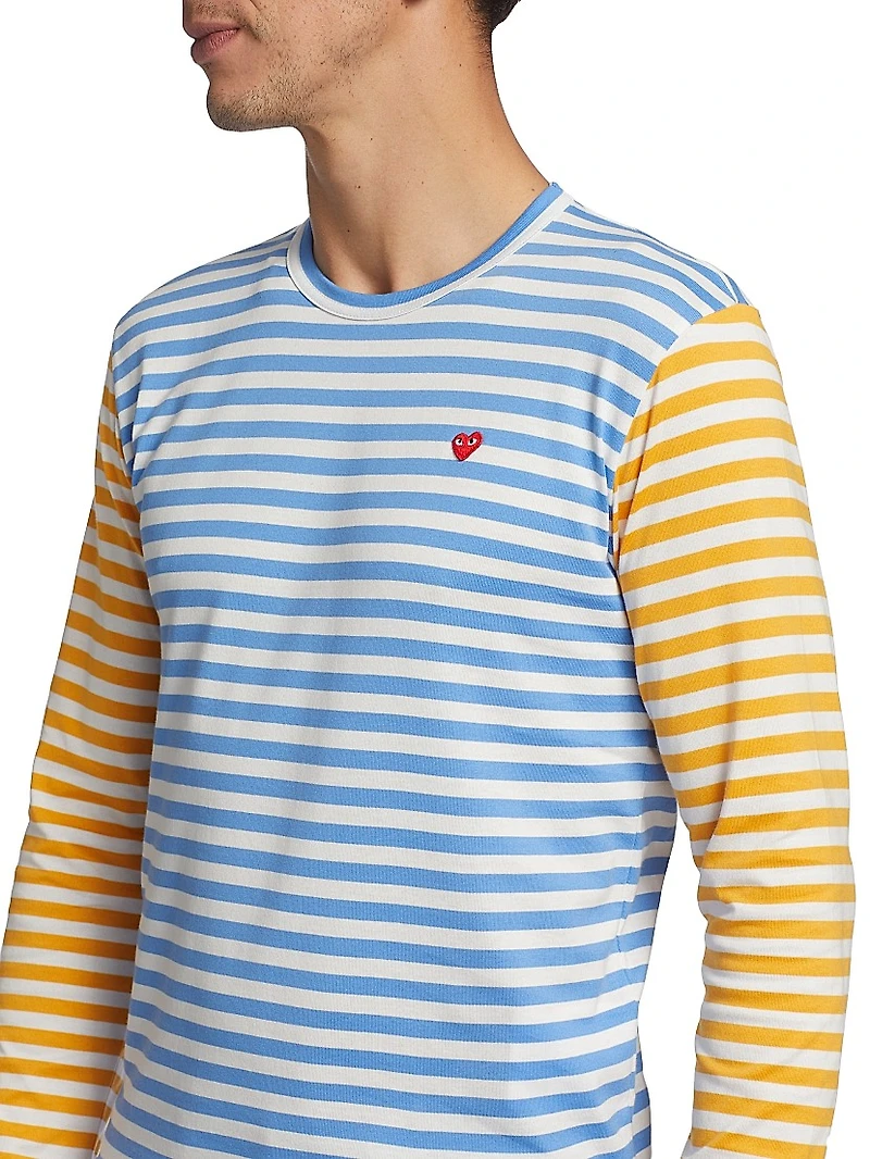 Multicolor Striped Long-Sleeve Shirt