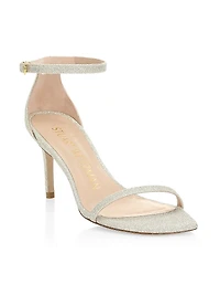 Nudistcurve Glitter High-Heel Sandals