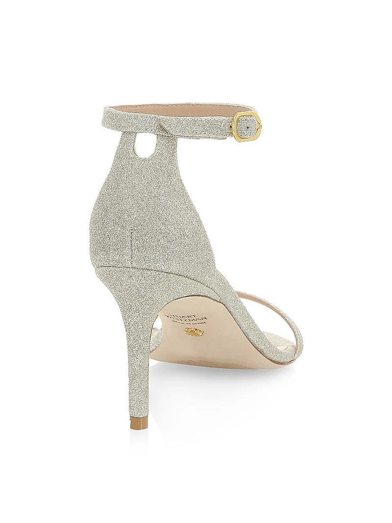 Nudistcurve Glitter High-Heel Sandals