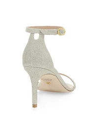 Nudistcurve Glitter High-Heel Sandals
