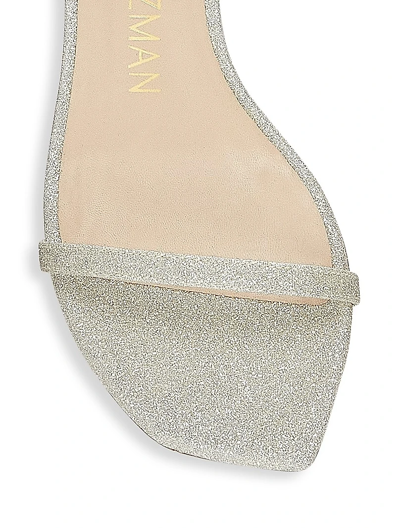 Nudistcurve Glitter High-Heel Sandals