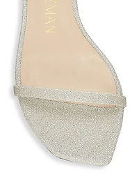 Nudistcurve Glitter High-Heel Sandals