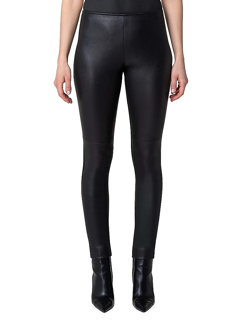 Fancy Leather Skinny Pants