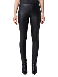 Fancy Leather Skinny Pants