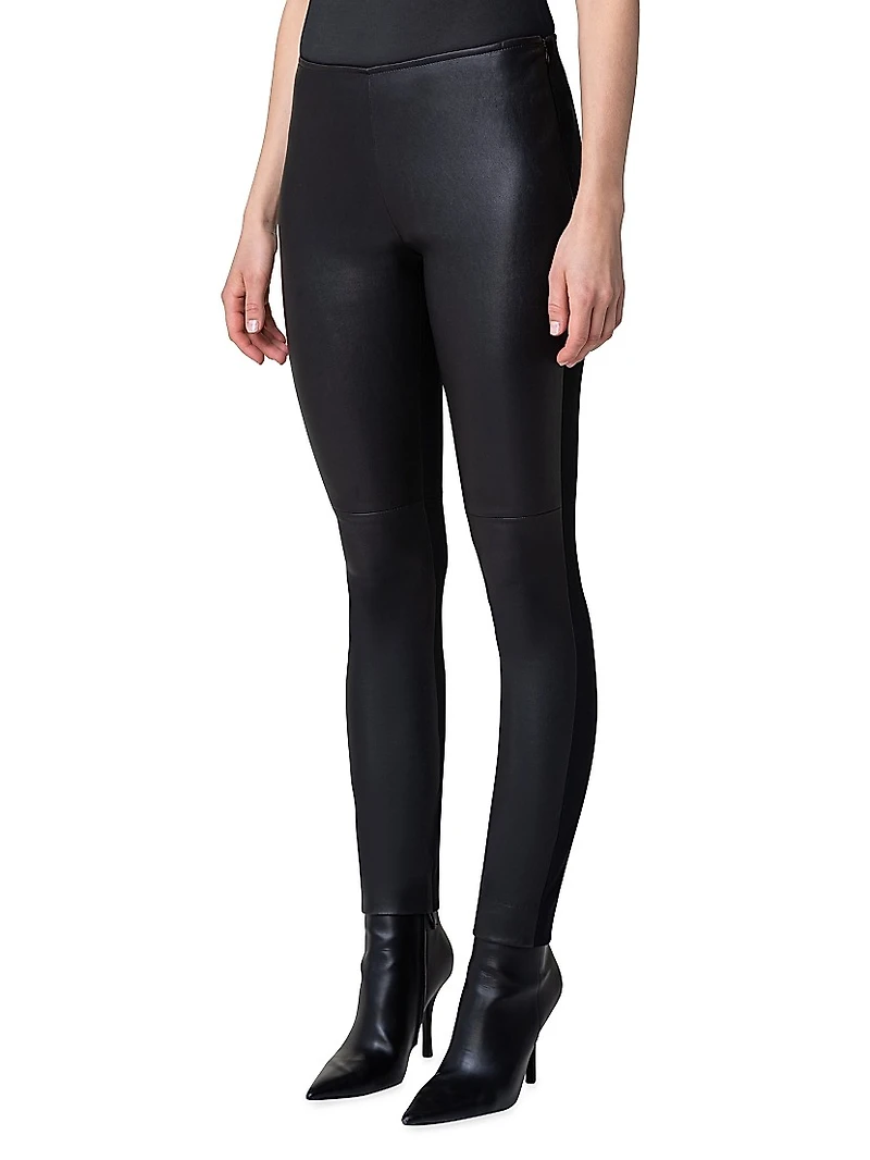 Fancy Leather Skinny Pants