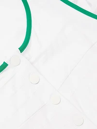 Lace Button-Front Tennis Dress