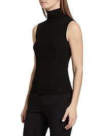 Wendel Jersey Turtleneck Top