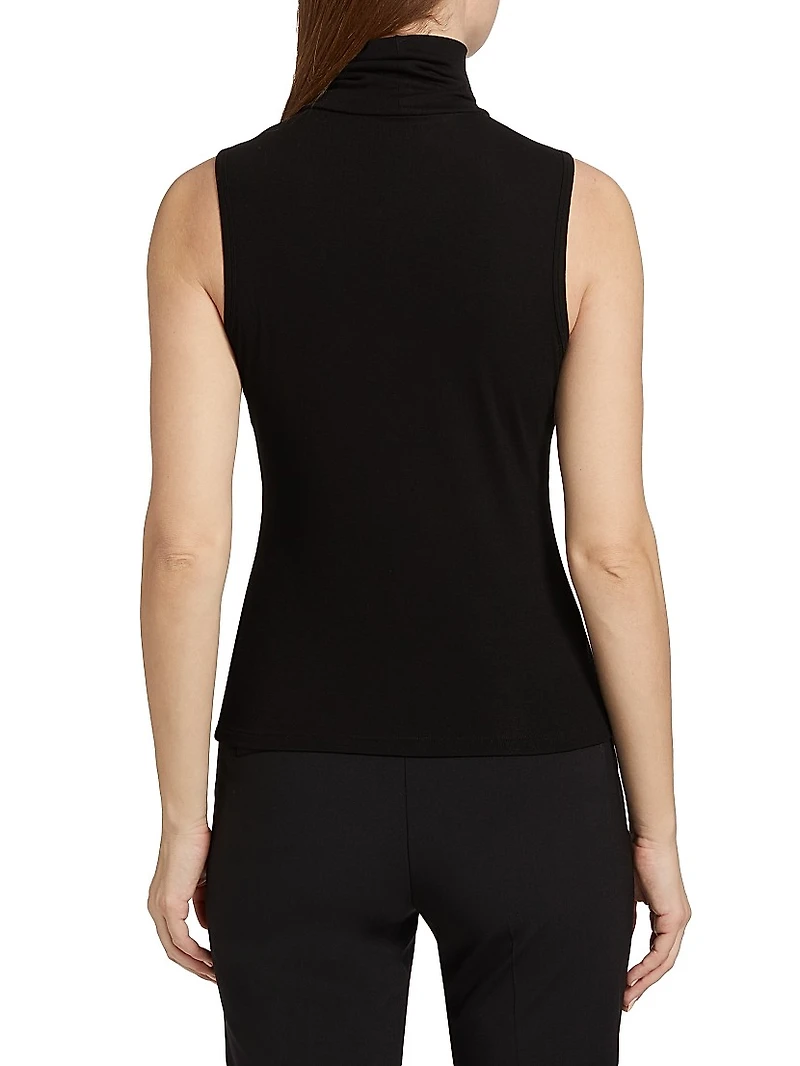 Wendel Jersey Turtleneck Top