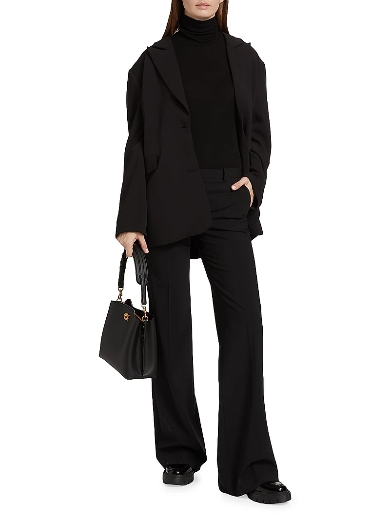Wendel Jersey Turtleneck Top