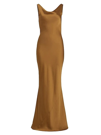Maria Satin Gown