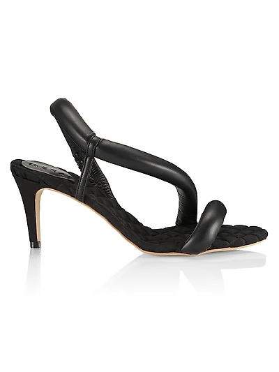 Isabella Vegan Leather Slingback Sandals