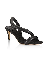 Isabella Vegan Leather Slingback Sandals