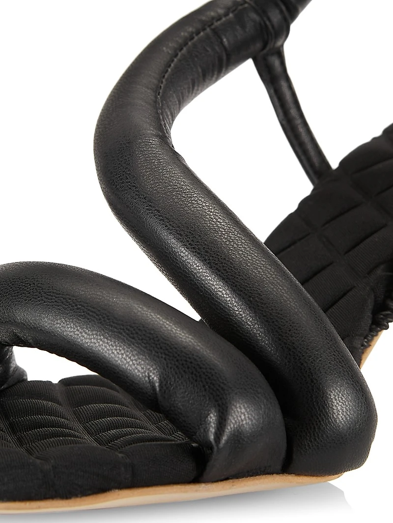 Isabella Vegan Leather Slingback Sandals