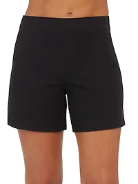Polished Stretch-Cotton Shorts