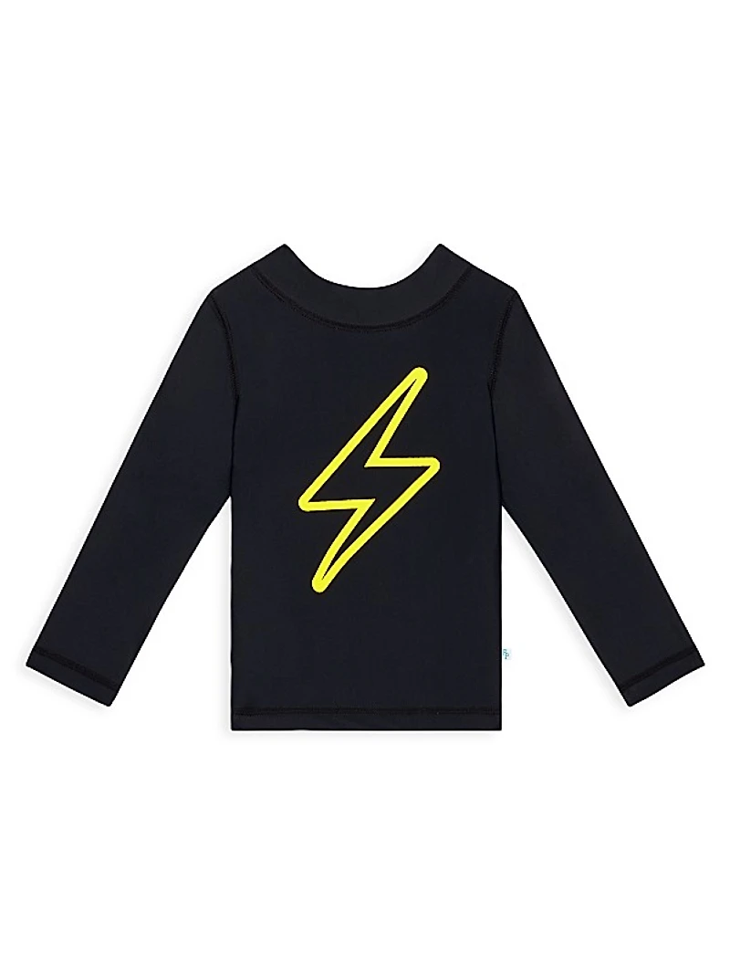 Baby Boy's Zack Rashguard T-Shirt & Swim Trunks Set