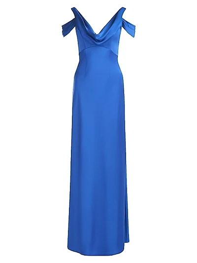 Lina Cowl Neck Gown