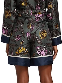 Times Floral Wide-Leg Shorts