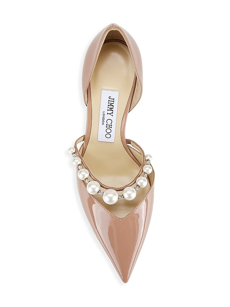 Aurelie 65MM Patent Leather D'Orsay Pumps