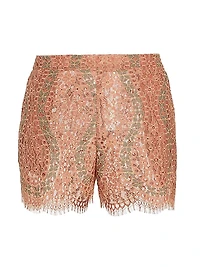 Guipure Lace Shorts