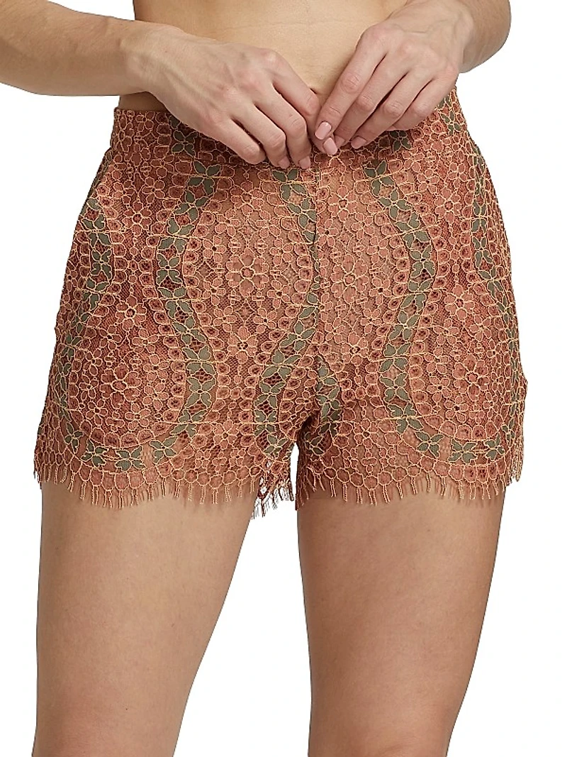 Guipure Lace Shorts