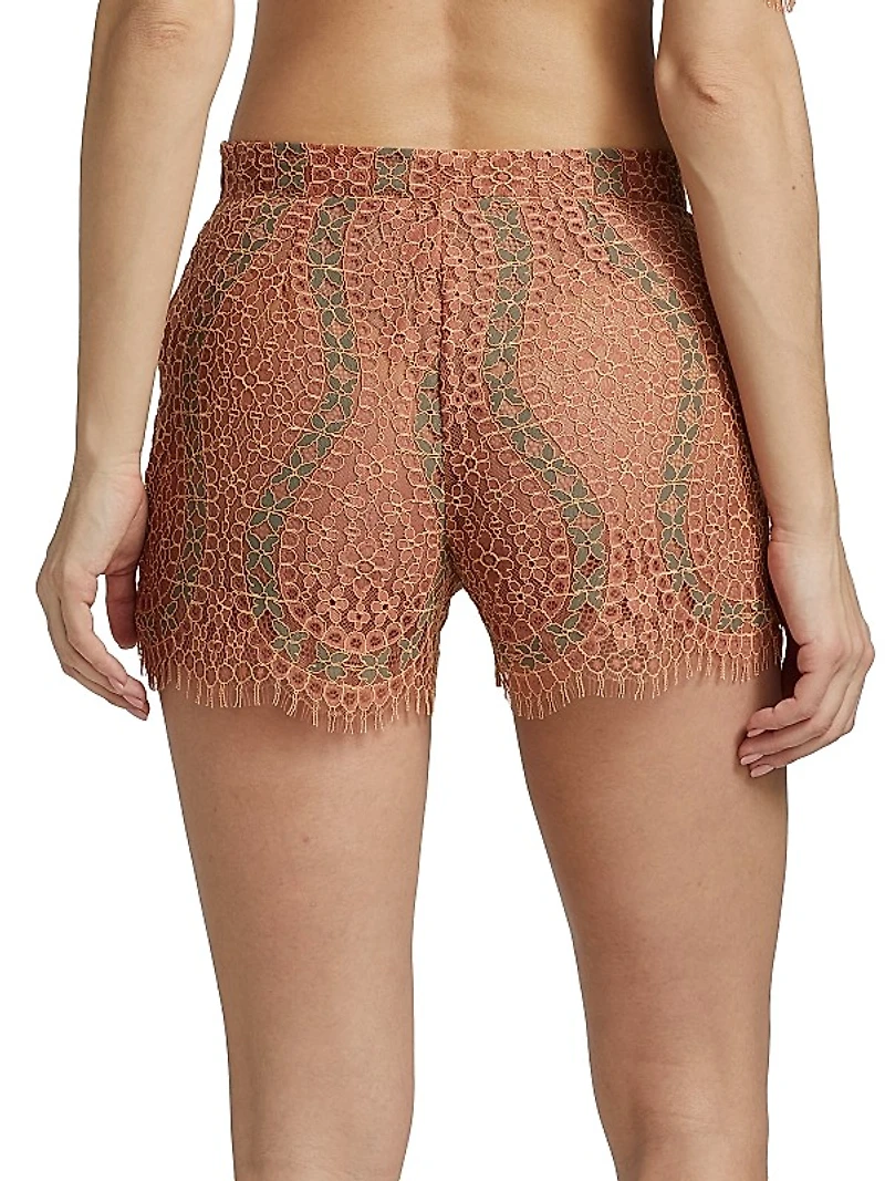 Guipure Lace Shorts