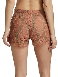 Guipure Lace Shorts