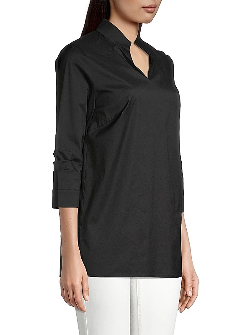 Ruched Sleeve Tunic