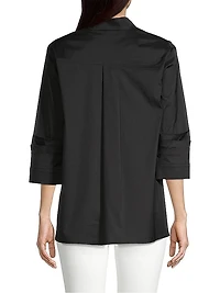 Ruched Sleeve Tunic