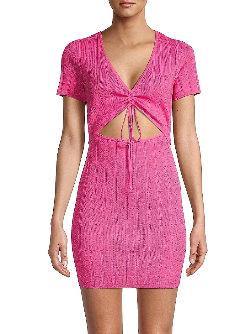 Gianni Cut-Out Minidress