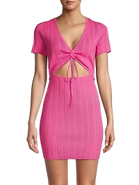 Gianni Cut-Out Minidress