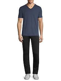 Raw-Edged Cotton T-Shirt